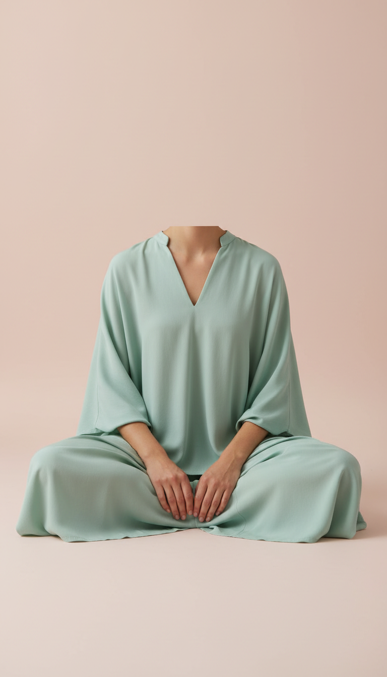 Stretch Jersey Wide-Leg Pants